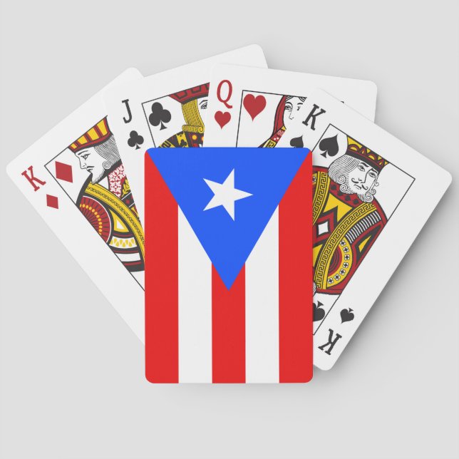 Puerto Rico Flag Poker Cards (Back)