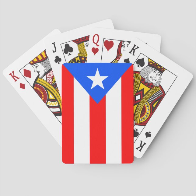 Puerto Rico Flag Poker Cards (Back)