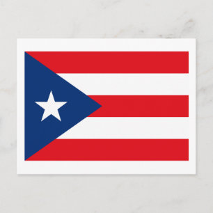 Puerto Rico Flag Postcard
