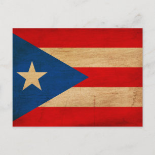 Puerto Rico Flag Postcard