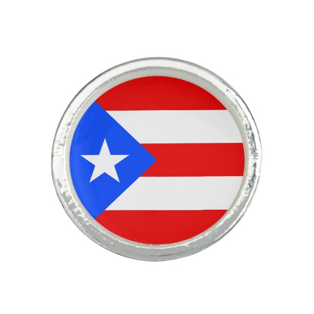 Puerto Rico Flag Ring (Front)