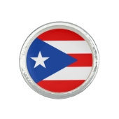 Puerto Rico flag Ring (Front)