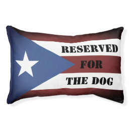 Puerto Rico flag small dog bed reserved pet pillow