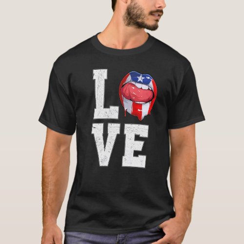 Puerto Rico Flag Soccer Fan Love Puerto Rican   T_Shirt