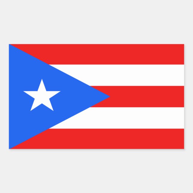 Puerto Rico Flag Sticker (Front)