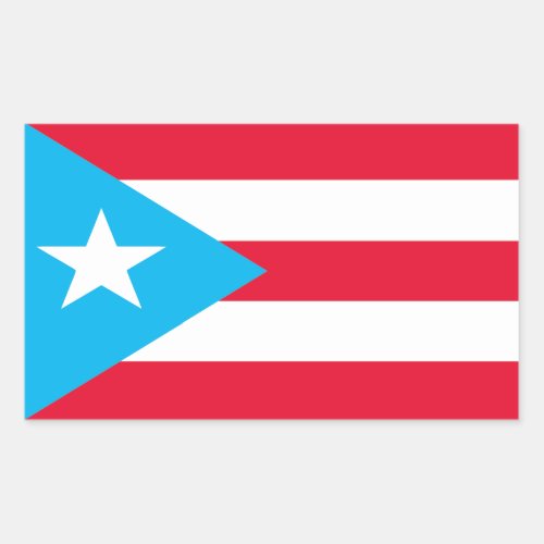 Puerto Rico Flag Sticker