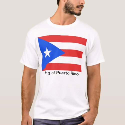 Puerto Rico Flag T_Shirt