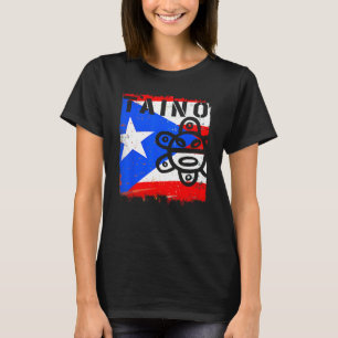 Puerto Rico Flag Taino Boricua Puerto Rican Souve T-Shirt