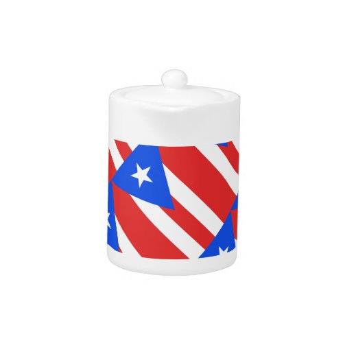 Puerto Rico Flag Teapot