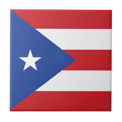 Puerto Rico Flag Tile