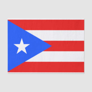 Puerto Rico Flag Tissue Paper