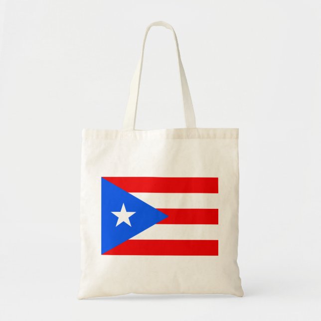 Puerto Rico Flag Tote Bag (Front)
