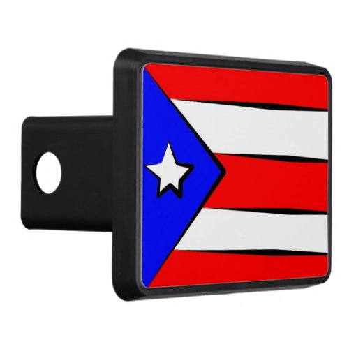 Puerto Rico Flag Tow Hitch Cover Zazzle