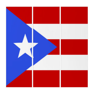 Puerto Rico flag Triptych