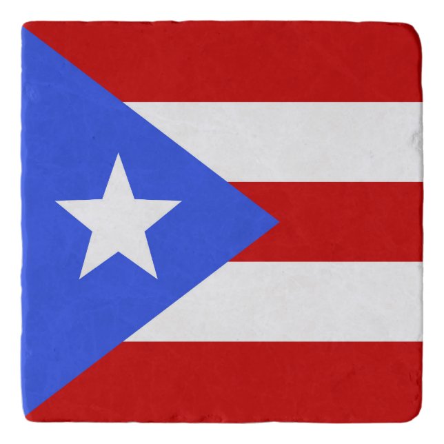 Puerto Rico flag Trivet (Front)