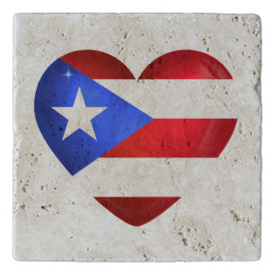 Puerto Rico Flag Trivet