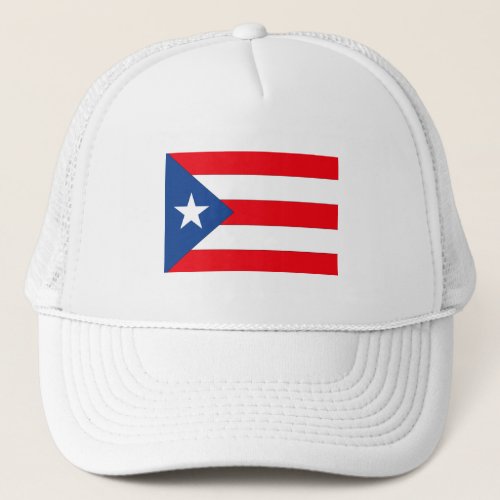 Puerto Rico Flag Trucker Hat