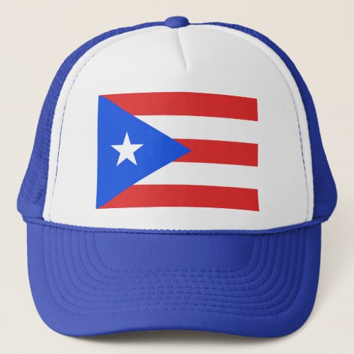 Puerto Rico Flag Trucker Hat