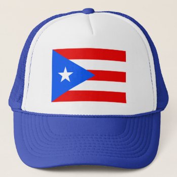 Puerto Rico Flag Trucker Hat | Puerto Rican Pride by iprint at Zazzle