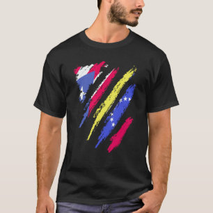 Puerto Rico Flag Venezuela Grown Patriot Country S T-Shirt