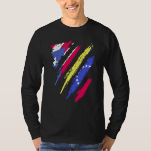 Puerto Rico Flag Venezuela Grown Patriot Country S T-Shirt
