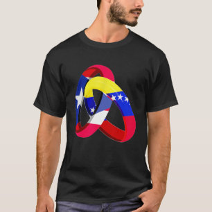 Puerto Rico Flag Venezuela Grown Ring Marriage Wed T-Shirt