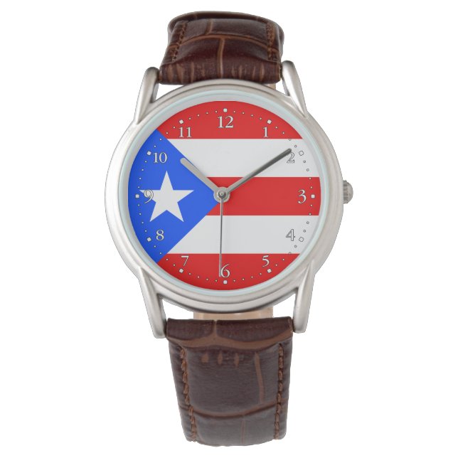 Puerto Rico Flag Watch (Front)