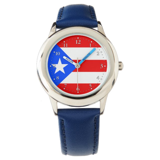 Puerto Rico Flag Watch (Front)