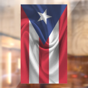 Puerto Rico Flag Window Cling