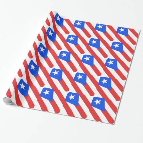 Puerto Rico Flag Wrapping Paper