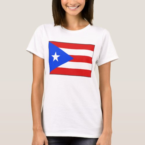 Puerto Rico Flag x Map T_Shirt
