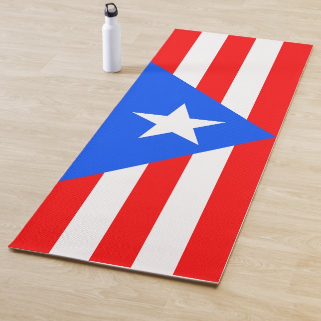 Puerto Rico Flag Yoga Mat (In Situ)