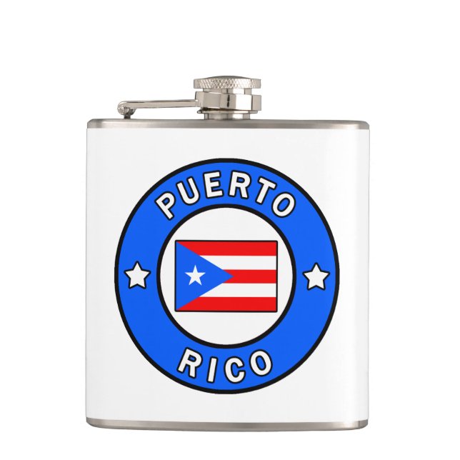 Puerto Rico Flask (Front)