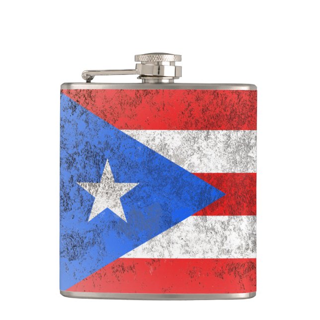 Puerto Rico Flask (Front)