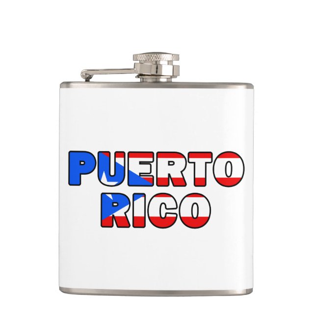Puerto Rico Flask (Front)