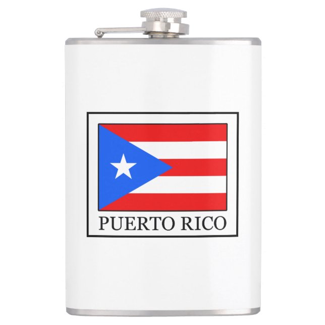 Puerto Rico Flask (Front)