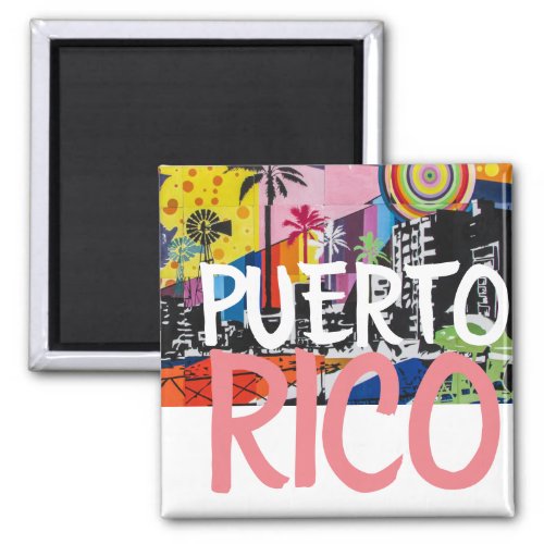 Puerto Rico Fridge Magnet
