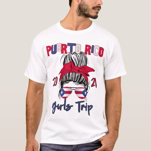 Puerto Rico Girls Trip Bachelorette Birthday  T_Sh T_Shirt