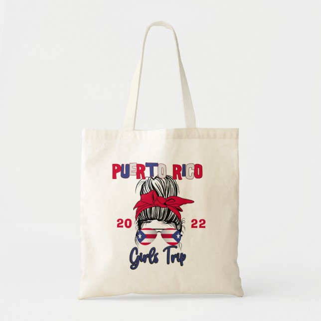 Puerto Rico Girls Trip Getaway Group Matching  Tote Bag (Front)