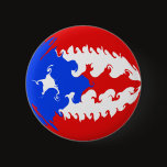Puerto Rico Gnarly Flag Button