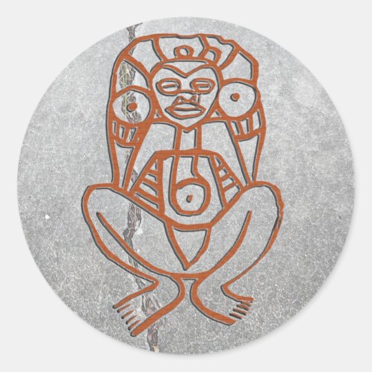 Puerto Rico - goddess Classic Round Sticker