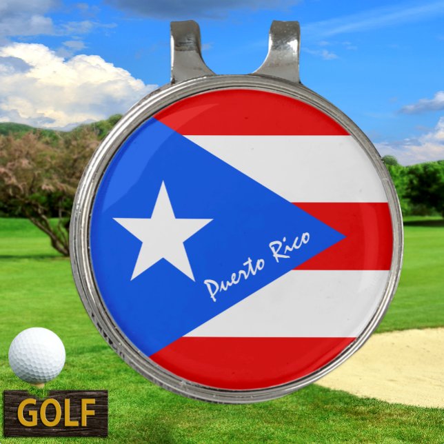 Puerto Rico Golf Ball Clip, Puerto Rican Flag Golf Hat Clip (Creator Uploaded)