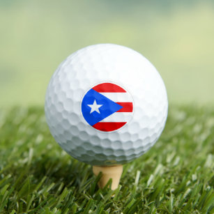 Puerto Rico Golf Balls, Flag Golfers / Patriots Golf Balls