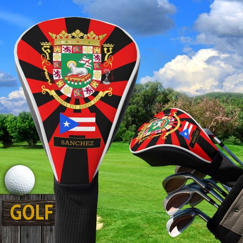 Puerto Rico Golf  Puerto Rican Flag  Patriots Golf Head Cover