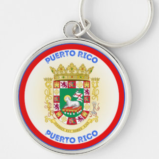 Puerto Rico Heritage Emblem Keychain
