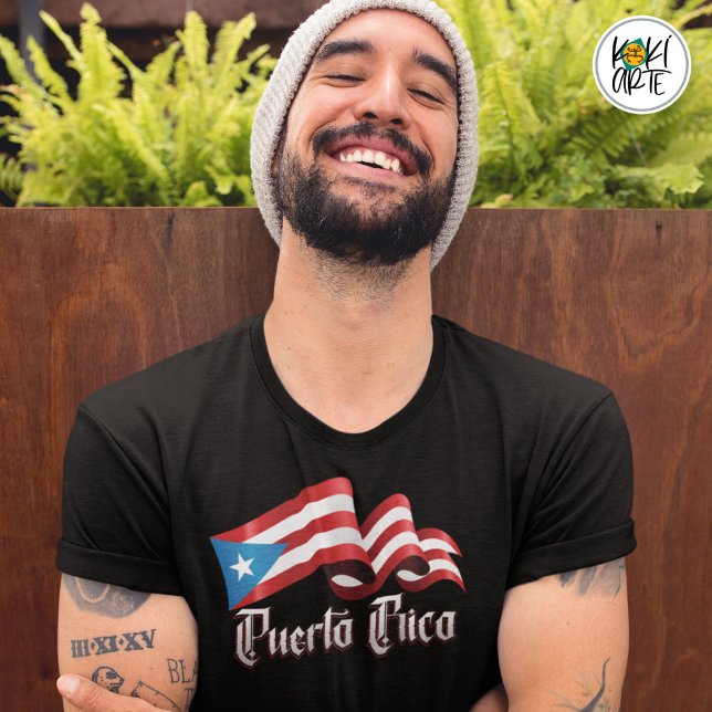 Puerto Rico Heritage Flag T-Shirt (Creator Uploaded)