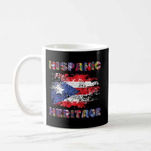 Puerto Rico Hispanic Heritage Month Coffee Mug