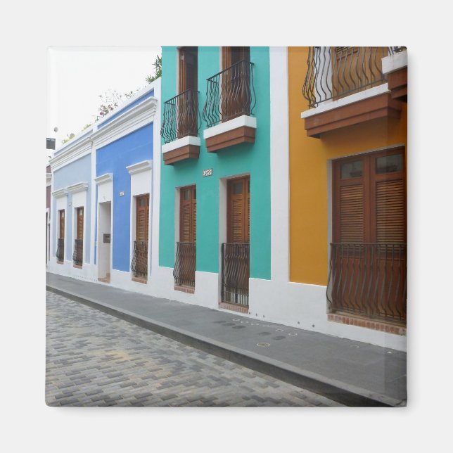 Puerto Rico Houses Magnet (Front)