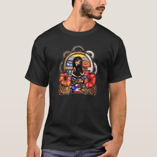 Puerto Rico Inspired In The Taino And Surf Culture T_Shirt