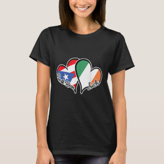 Puerto Rico Ireland Flag Half Puerto Rican Half Ir T-Shirt